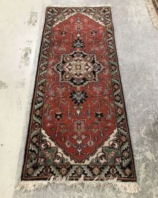 Indo-Persian Hand Knotted Runner