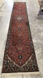 Indo-Persian Hand Knotted Runner