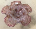 Murano Glass Flower Dish