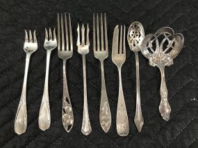 Assorted Group of Sterling Forks and Spoons
