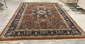 Large Hand Made Oushak Area Rug