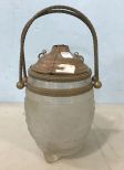 Antique Heavy Glass Nautical Ship Lantern