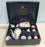 Yong Feng Yuan 24ct Gold Plate Coffee Set