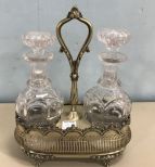 French Silver Plate Cruet Set