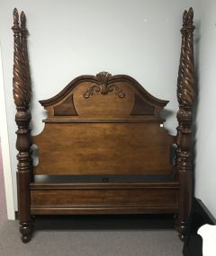 Reproduction Victorian Style Queen Four Poster Bed