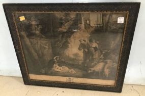 Antique The Finding of Cyrus Print