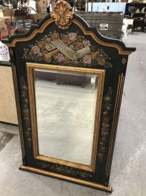 Decorative Black and Gold Wall Mirror