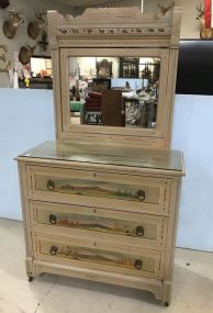 Vintage Eastlake Style Painted Dresser