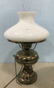 Vintage Brass Globe Lantern Lamp