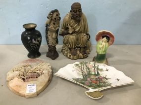 Group of Asian Style Collectible Pottery and Porcelain