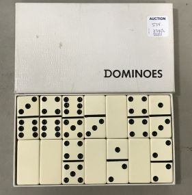 Set of Bone Vintage Dominoes