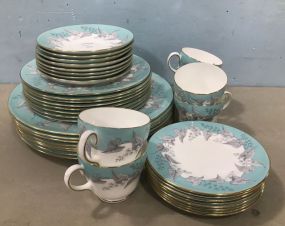 Wedgewood blue Ivy Buxton China Partial Set
