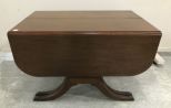 Mahogany Duncan Phyfe Drop Leaf Dinning Table