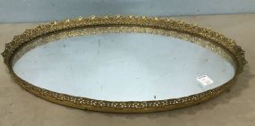 Ornate Vanity Mirrored Tray