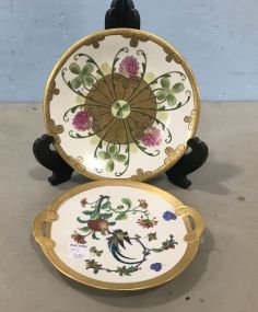 Two Hand Painted Porcelain Plates