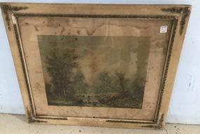 Vintage Landscape Print by Chandler