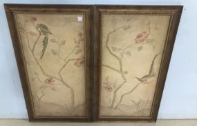 Pair of Modern Oriental Wall Art