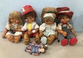 Group of Collectible Dolls