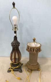 Two Decorative Table Lamps