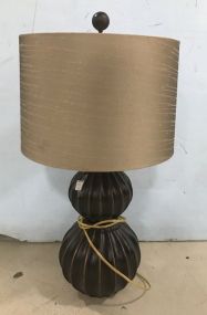 Rustic Tone Resin Vase Lamp