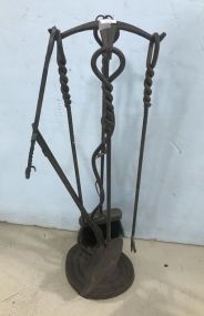 Metal Fire Place Tool Set