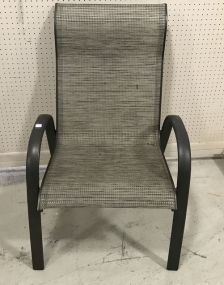 Metal Mesh Seat Patio Arm Chair