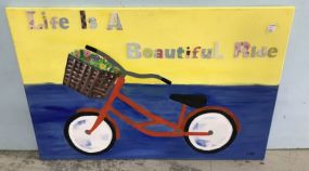 Life is a Beautiful Ride Painting on Canvas