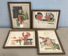 Four Small Prints by Cummingham