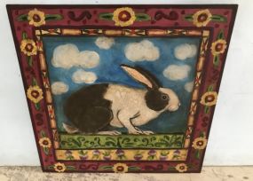 Rabbit Painting on Board