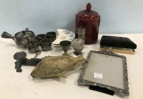 Assorted Group of Glass and Pottery