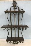 Decorative Three Shelf Wall Hanging Rack