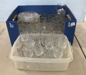 Large Collection of Grapevine Glasses