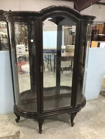 French Style Single Door Curio Display Cabinet