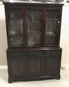 Chippendale Style Break Front China Cabinet