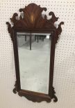Reproduction Chippendale Style Bevel Wall Mirror