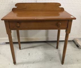 Vintage Single Drawer Wall Console Stand