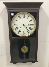 Vintage Mahogany Wall Clock