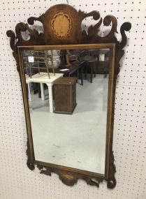 Reproduction Chippendale Beveled Wall Mirror