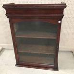 Antique Single Door Display Cabinet