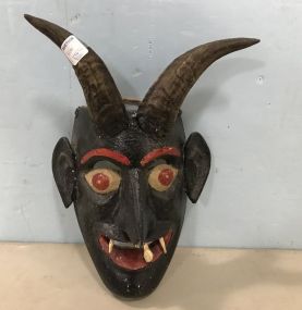 Old Ghana African Devil Mask