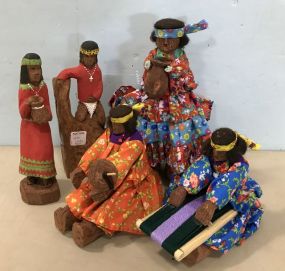 Tarahumara Carved Dolls and Accepting Christianity Dolls