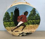 Tarahumara Hand Painted Drum