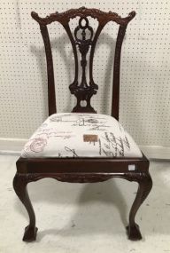 Antique Reproduction Chippendale Dinning Chair