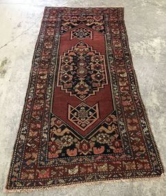 Antique Persian Hand Knotted Runner