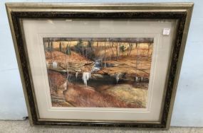Landscape River Painting by Ray Robinson