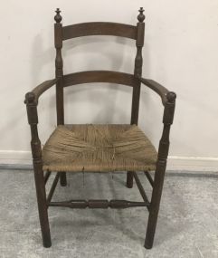 Antique Oak Gentleman's Arm Chair