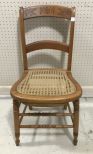 Vintage Cane Bottom Side Chair