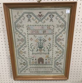 Alphabet Needle Point Sampler 1962