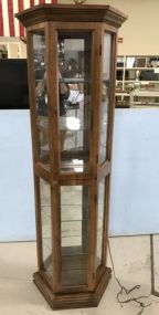 Double Door Curio Display Cabinet