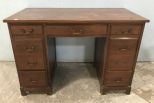 Cherry Modern Knee Hole Writing Desk